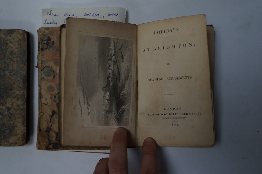 [Sandham, Elizabeth] Sketches of Young People; or A Visit To Brighton, 1822; A Description of Brighthelmstone and the Adjacent Country, 1794; Holidays at Brighton, 1834. (3)